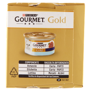 Alimento Per Gatti Straccetti Pesce Conf.Da 4 Gourmet Gold Purina - Foto 2