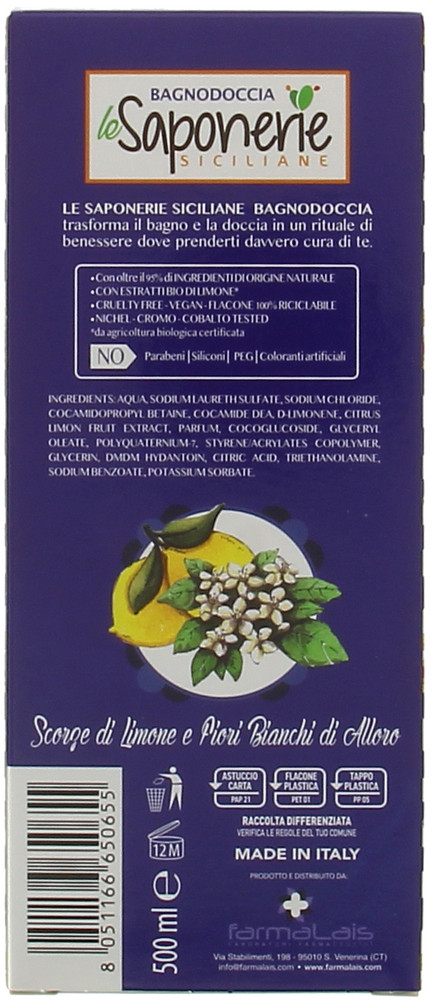 Bagnodoccia Limone Saponerie Siciliane - Foto 2