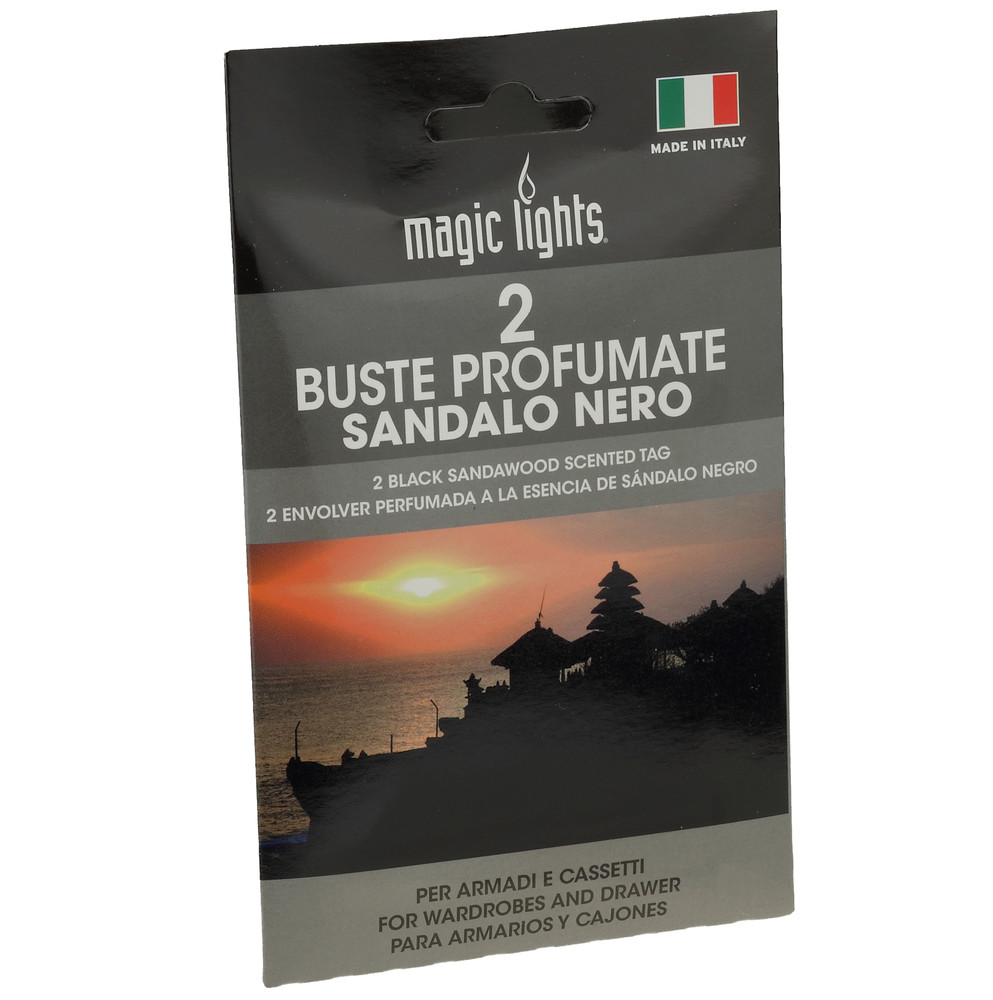 2 Buste Profumate Sandalo Nero