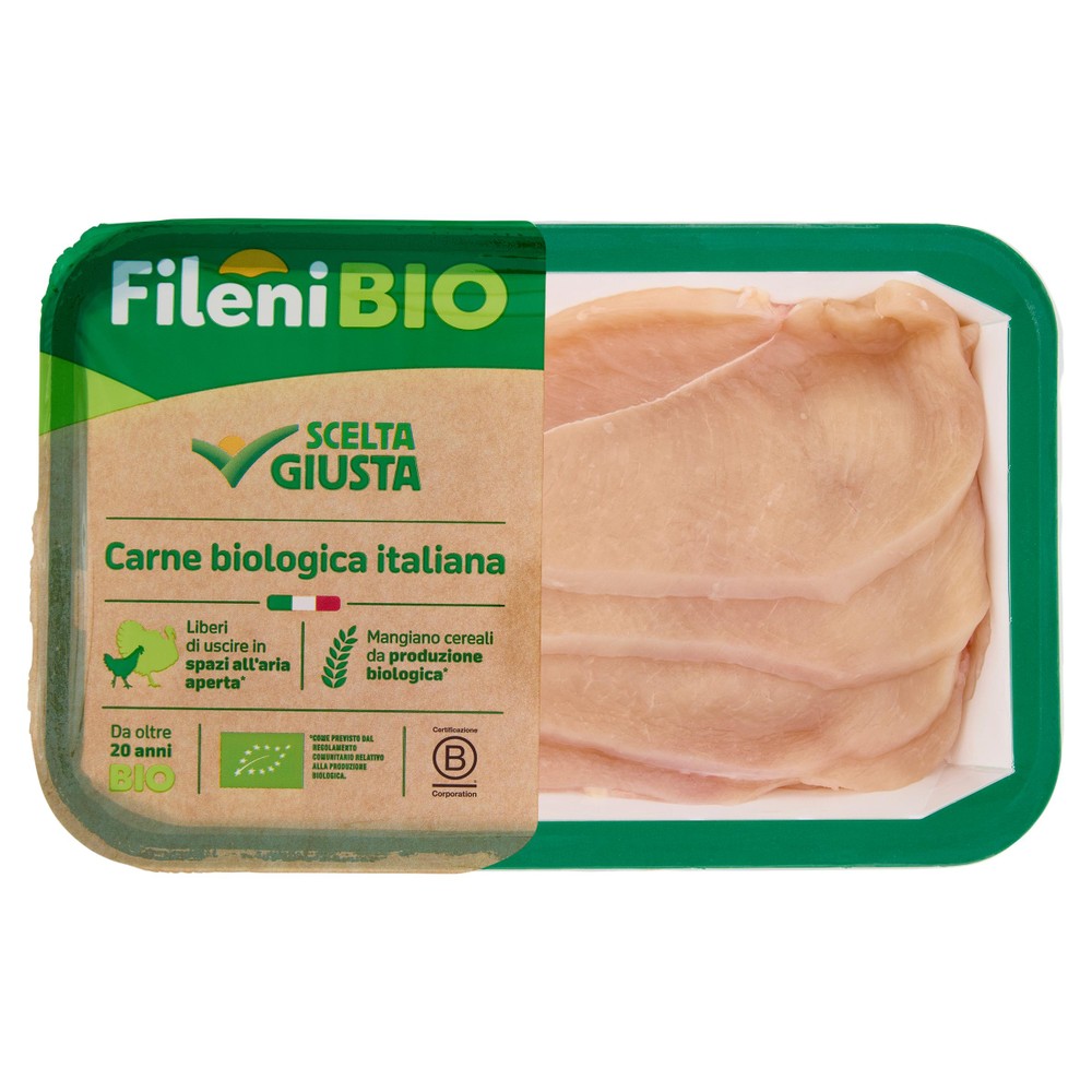 Fettine Sottili Di Petto Pollo Biologiche Fileni Bio - Foto 1