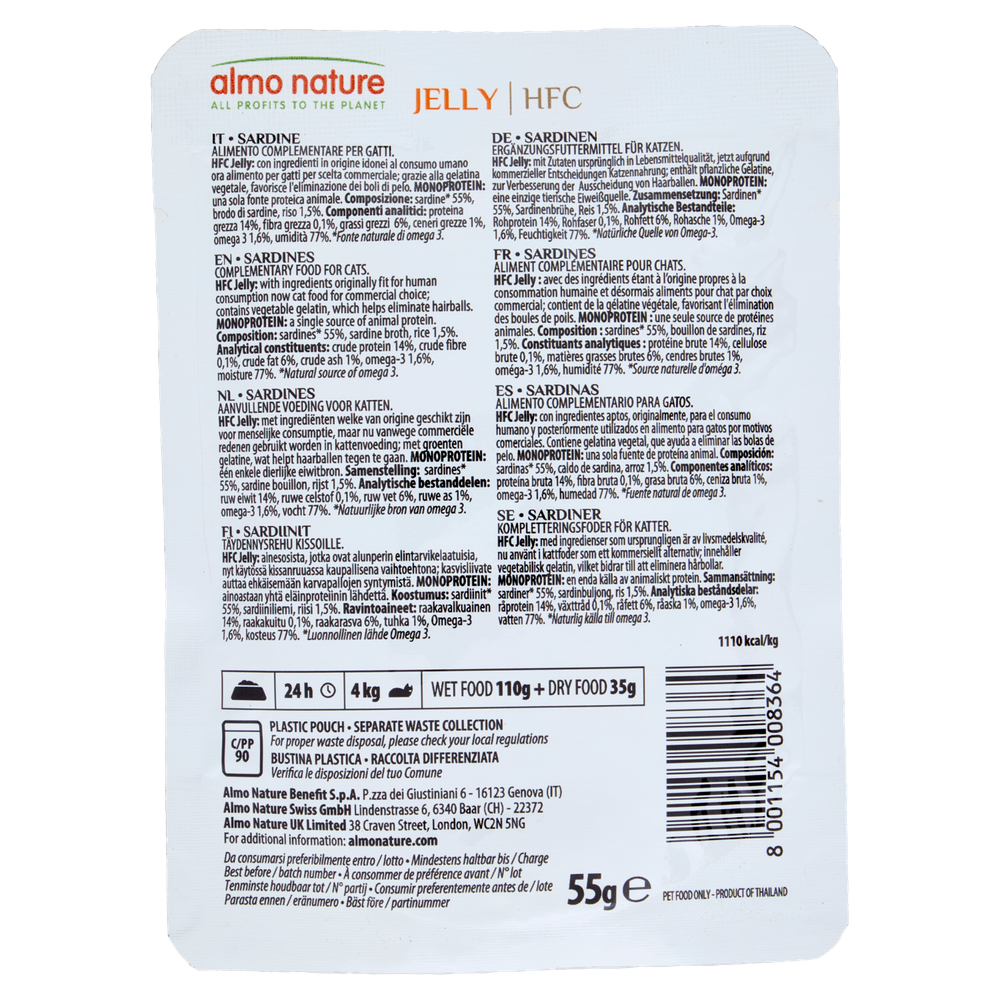 Alimento Umido Gatti Jelly Salmone Hfc Almo Nature - Foto 3