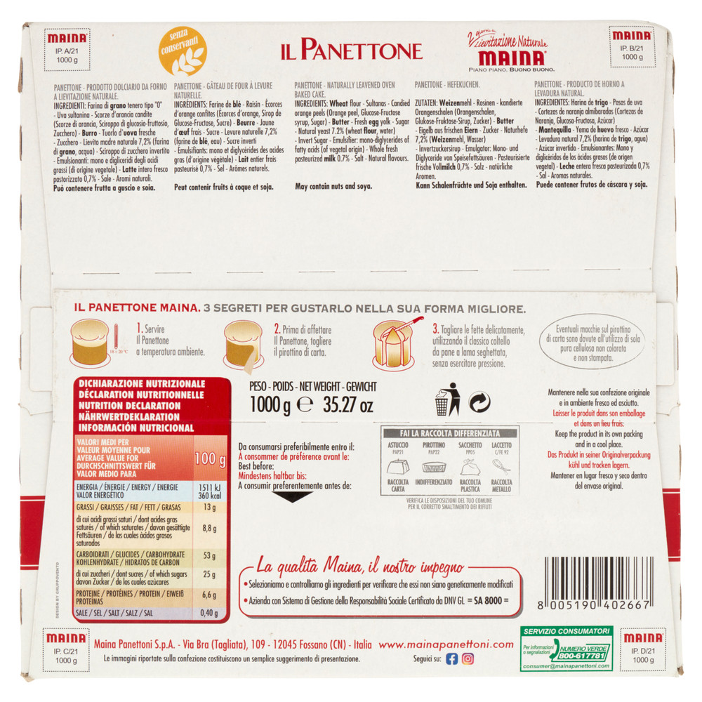 Gran Panettone Maina - Foto 3