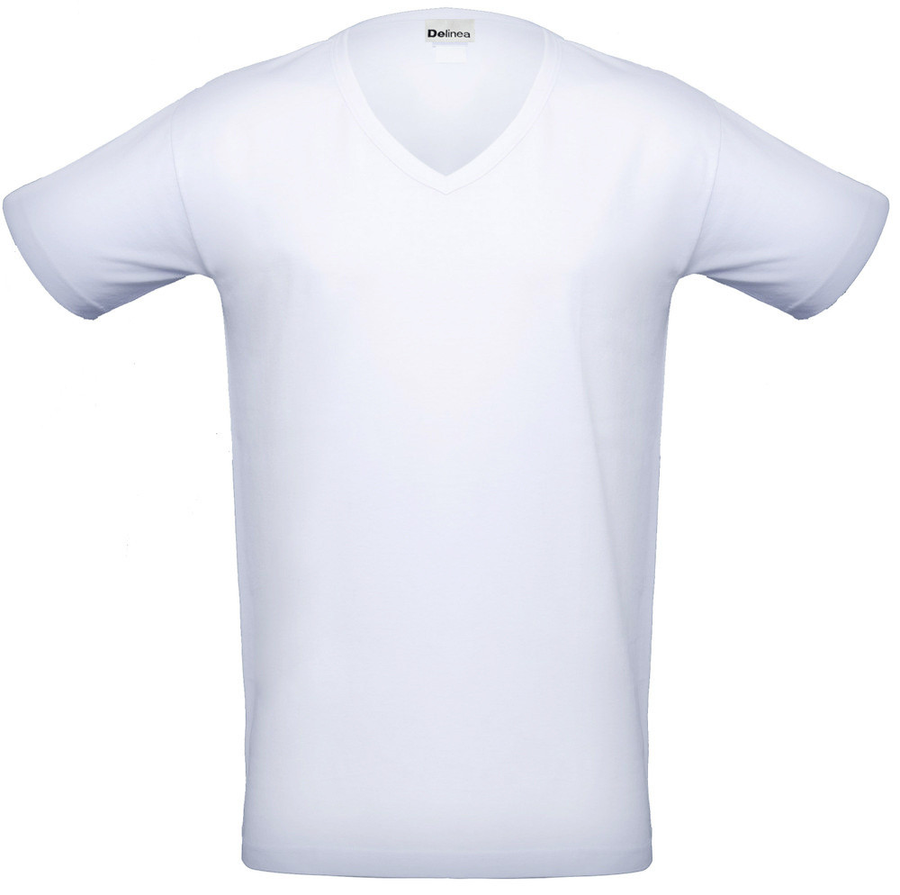 Maglia Uomo Intima Mezza Manica Scollo V Bianco Delinea - Foto 1