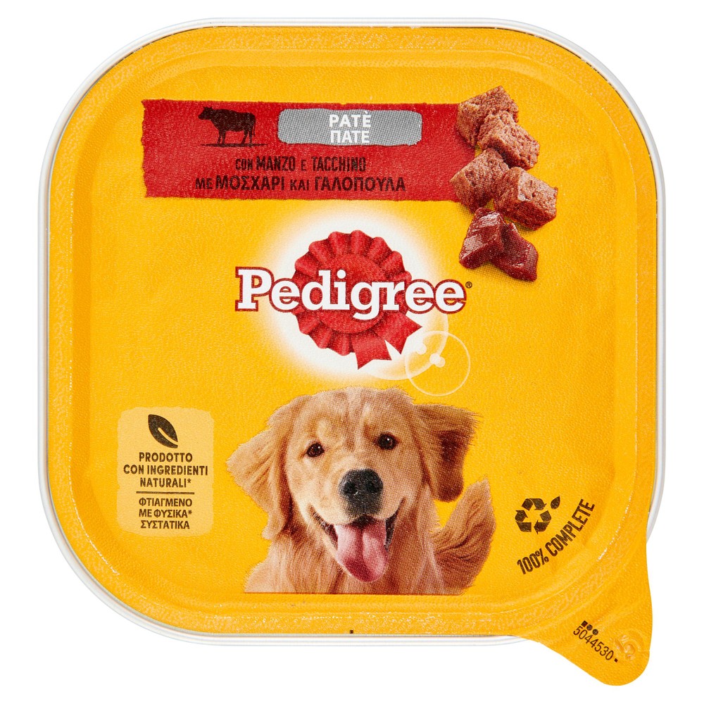 Pedigree Vaschetta Cibo Umido Per Cani Adulti, Con Manzo E Tacchino - Foto 1
