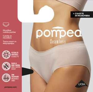 Culotte Seamless Taglia L/Xl Nero Pompea - Foto 2