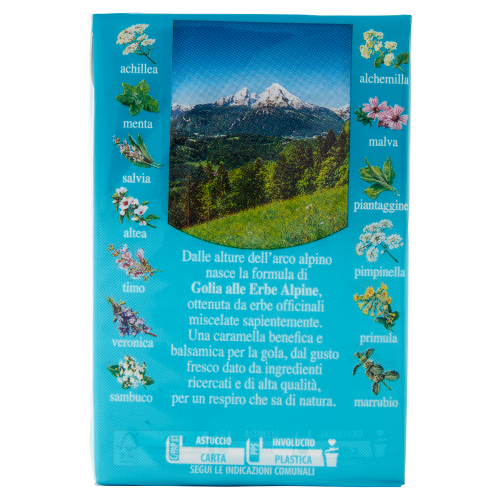 Caramelle Dure Erbe Alpine Eucaliptolo Senza Zucchero 2x49gr Golia - Foto 3