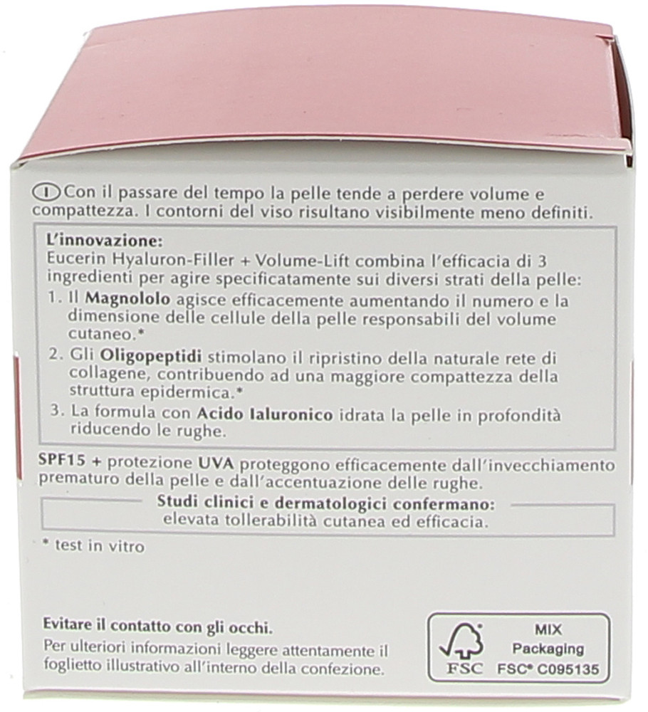 Crema Giorno Pelli Normali E Miste Hyaluron-Filler + Volume Eucerin - Foto 2