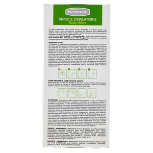 Strisce Depilatorie Body/Bikini Aloe Vera E Camomilla Bio Bennet - Foto 3