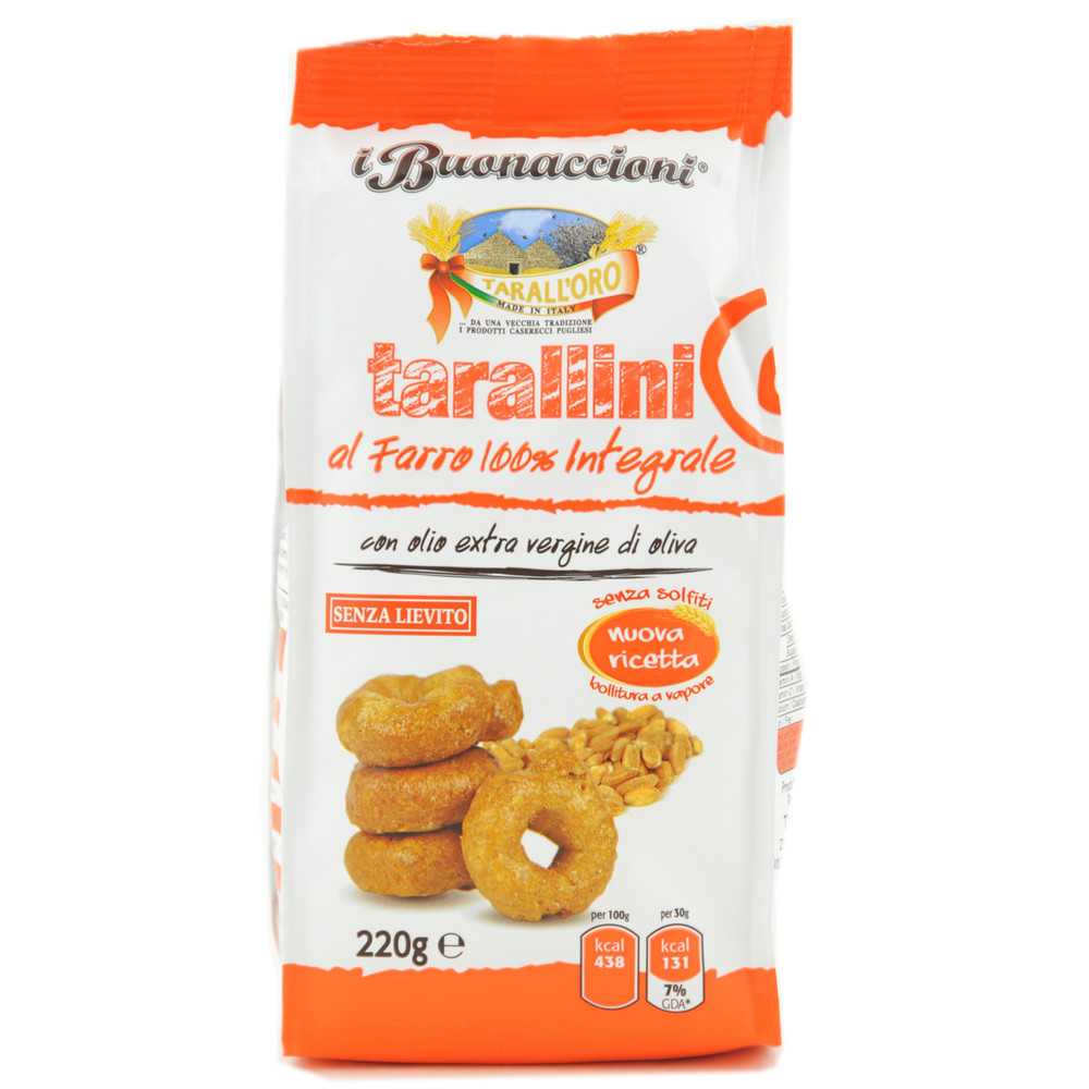 Tarallini Al Farro 100% Integrali Tarall'oro - Foto 1