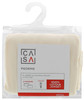 Federa Jersey Tinta Unita Cm50x80 Con Zip Avorio Conf Da 2 Casa