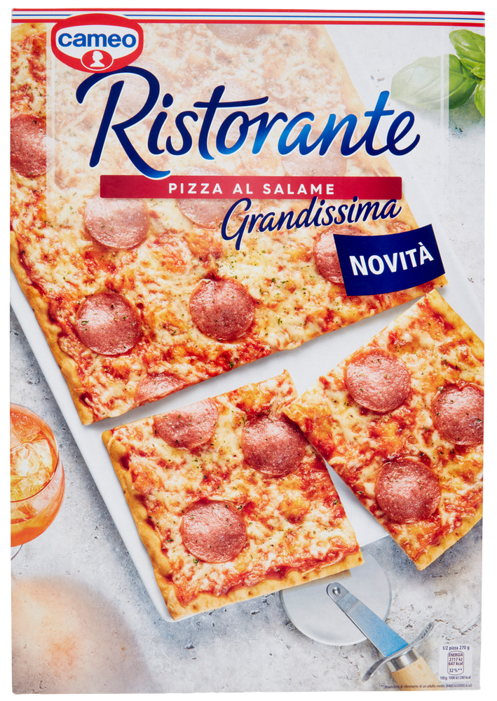 Pizza Ristorante Cameo surgelata al salame gr.320 - www