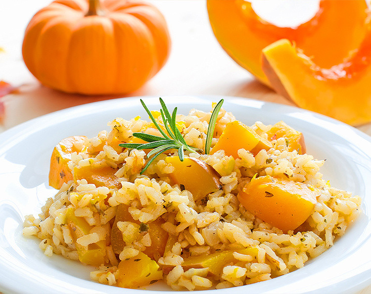 La ricetta del risotto alla zucca