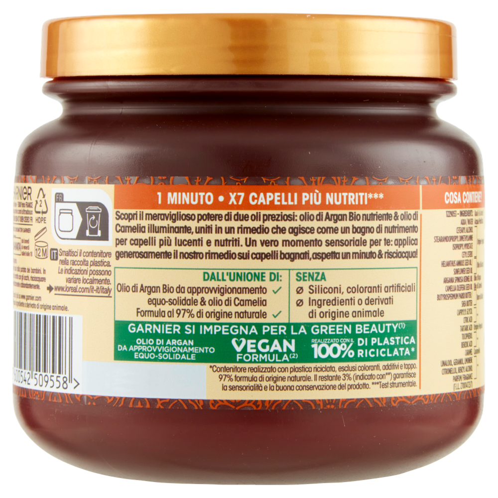 Maschera Capelli Nutriente Hair Remedy Ultradolce Garnier - Foto 3