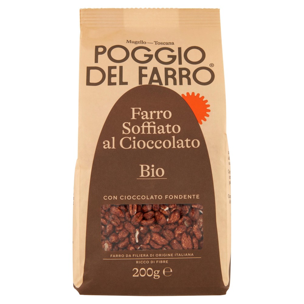 Cereali Di Farro Soffiato Bio Al Cioccolato Poggio Del Farro - Foto 1