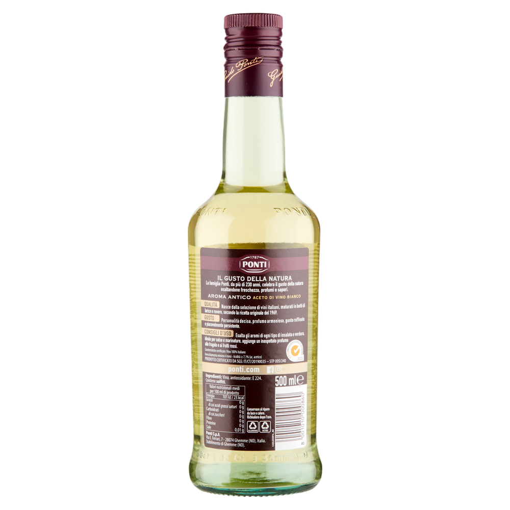 Aceto Di Vino Bianco Aroma Antico Ponti - Foto 3