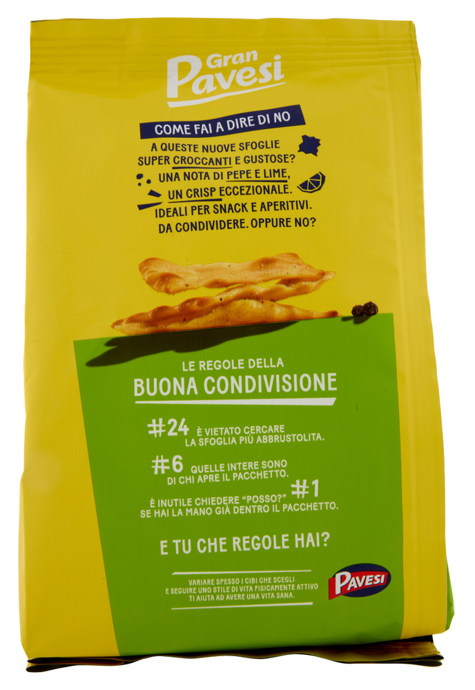 Sfoglie Lime E Pepe Gran Pavesi - Foto 3