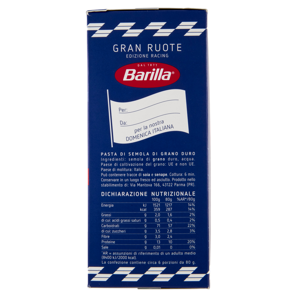 Pasta Di Semola Gran Ruote Barilla - Foto 2