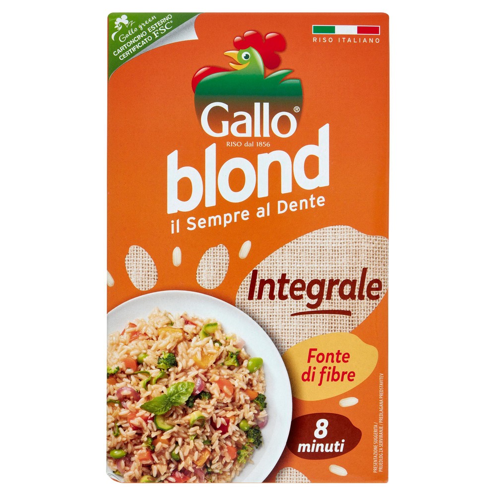 Riso Parboiled Integrale Blond Gallo - Foto 1