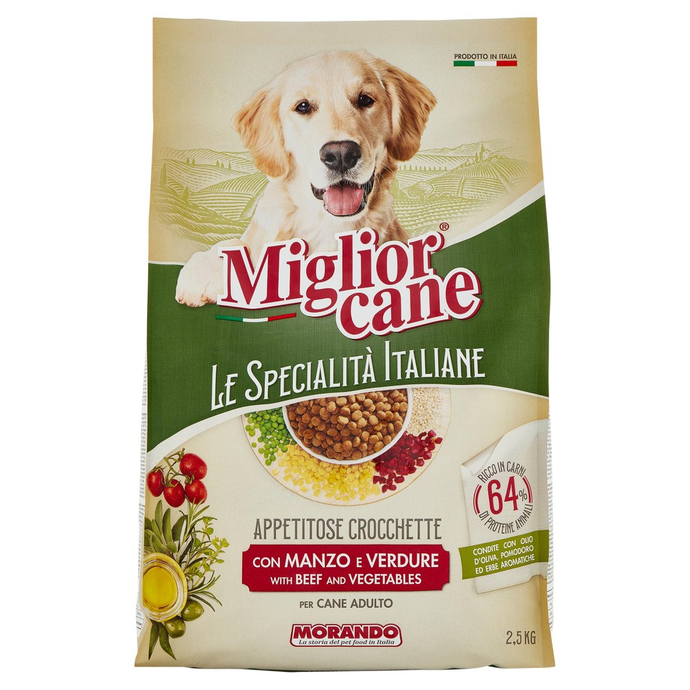 Crocchette Manzo E Verdure Specialita' Italiane Miglior Cane - Foto 1