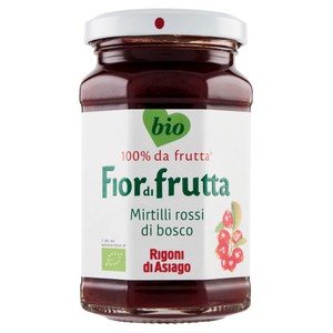 Confettura Fiordifrutta Ai Mirtilli Rossi Biologici Rigoni Di Asiago - Foto 1