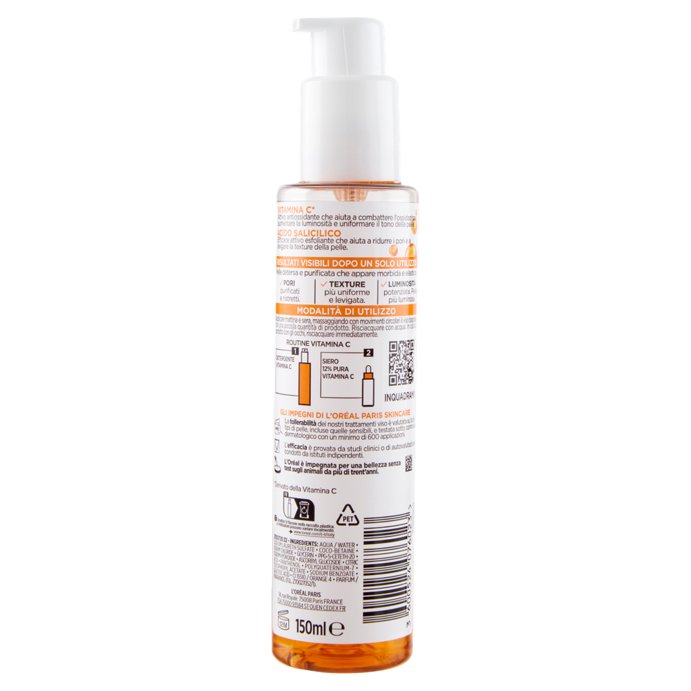 Detergente Viso Pelli Sensibili Vitamina C Revitalift L'oreal - Foto 3