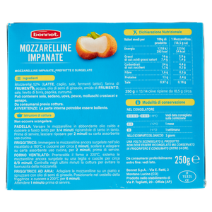 Mozzarelline Impanate Surgelate Bennet - Foto 3