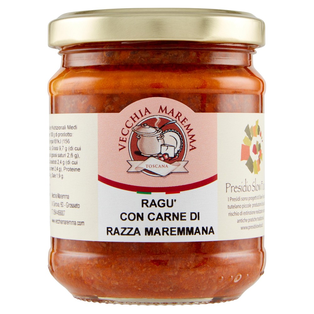 Ragu' Con Carne Di Razza Maremmana Vecchia Maremma - Foto 1