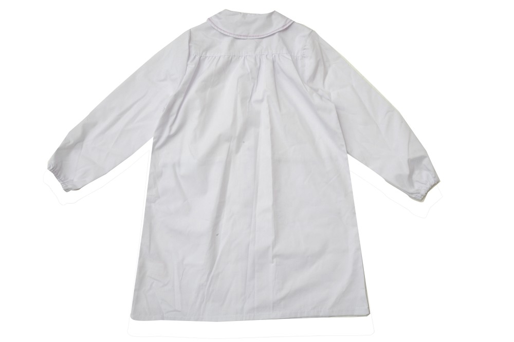 Grembiule Scuola Bambina 9 Anni Bianco - Foto 2