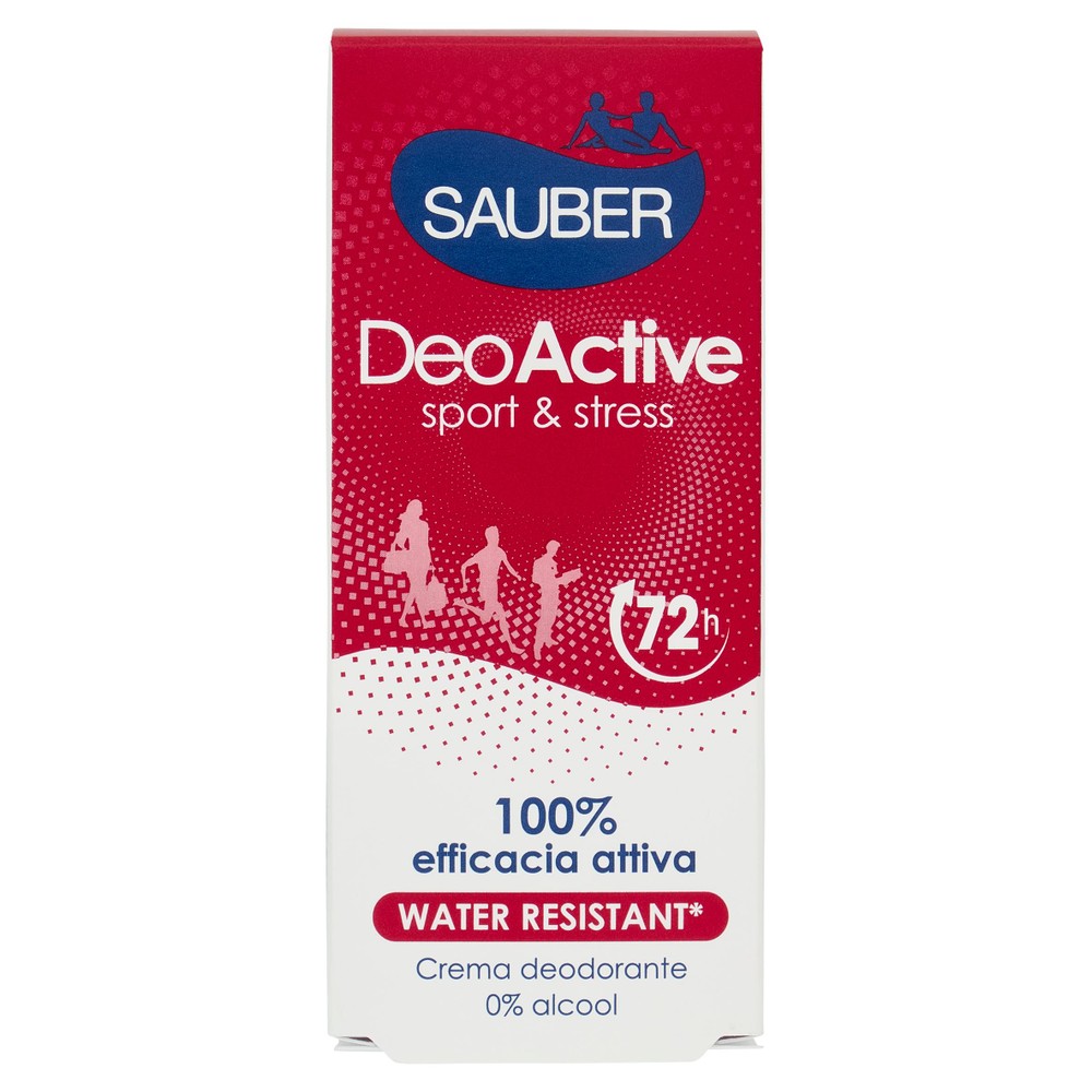Sauber DeoActive Deo-Creme 30 Ml – Langzeitschutz Bis 72 Stunden, Hypoallergen & Schwitzregulierend