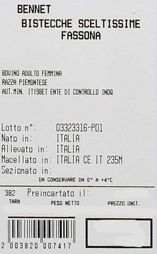 Fettine Sceltissime Fassona Piemontese - Foto 3