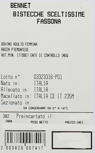 Fettine Sceltissime Fassona Piemontese - Foto 3