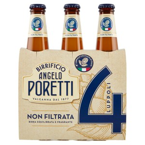 Birra 4 Luppoli Non Filtrata 33x3