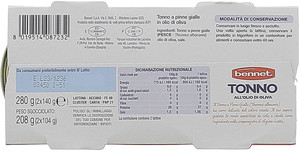Tonno All'olio D'oliva 2x140g Bennet - Foto 3