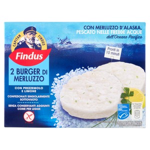 2 Burger Di Merluzzo Con Prezzemolo E Limone 170g Capitan Findus - Foto 1