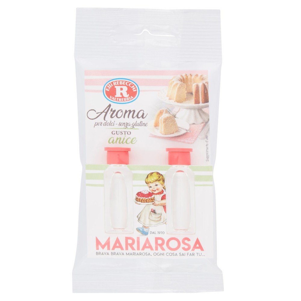 Aroma All'anice Per Dolci Senza Glutine 2x5ml Mariarosa - Foto 1