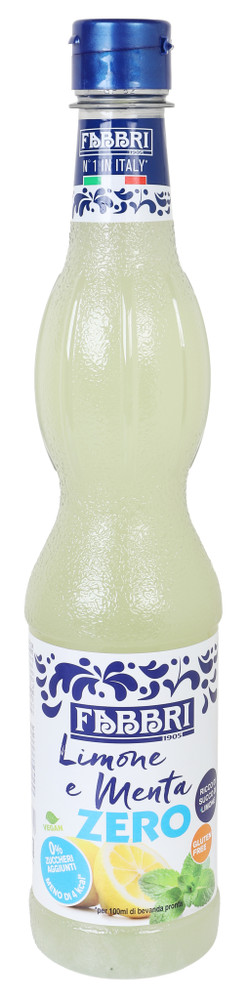 Sciroppo Limone Menta Zero Fabbri - Foto 1