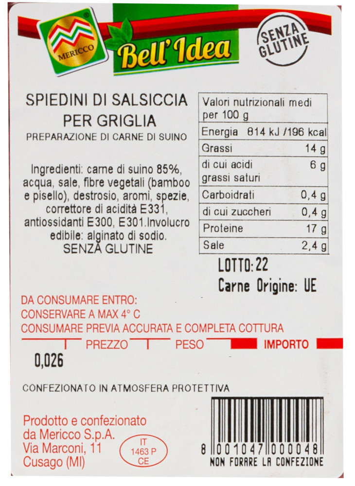 Spiedini Salsiccia Mericco - Foto 3