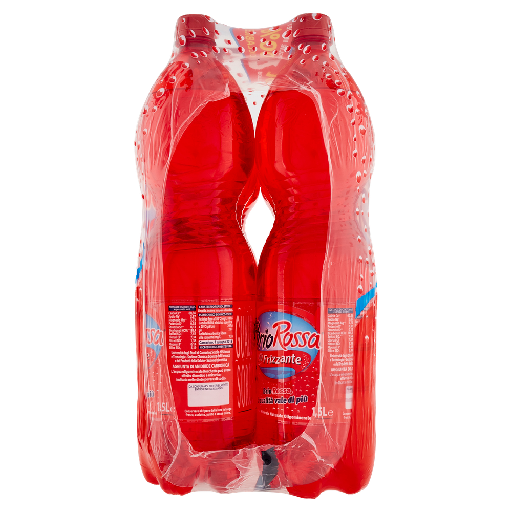 Acqua Frizzante Brio Rossa 6 X L 1,5 - Foto 2