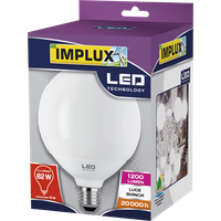 Lampadina Led Globo 80w E27 Luce Fredda Implux Lampadina Led Globo 80w E27 Luce Fredda Implux