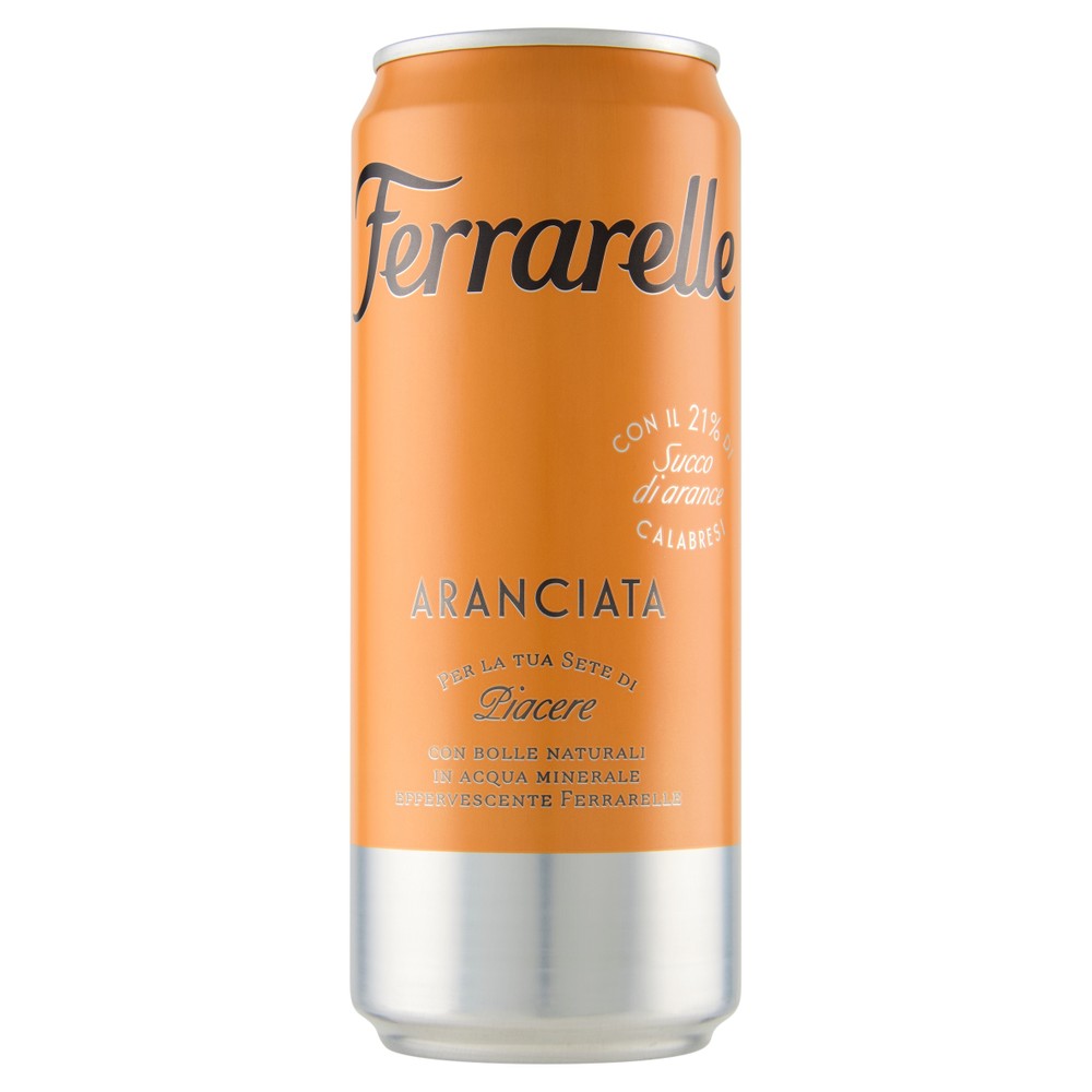 Aranciata In Lattina Ferrarelle - Foto 1