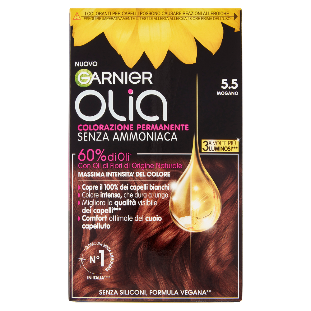 Colorazione Capelli Olia 5.5 Mogano - Foto 1