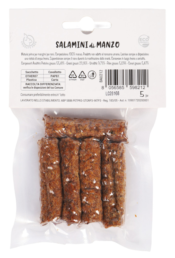 Salamini Di Manzo Snackbau Conf. Da 5 - Foto 3