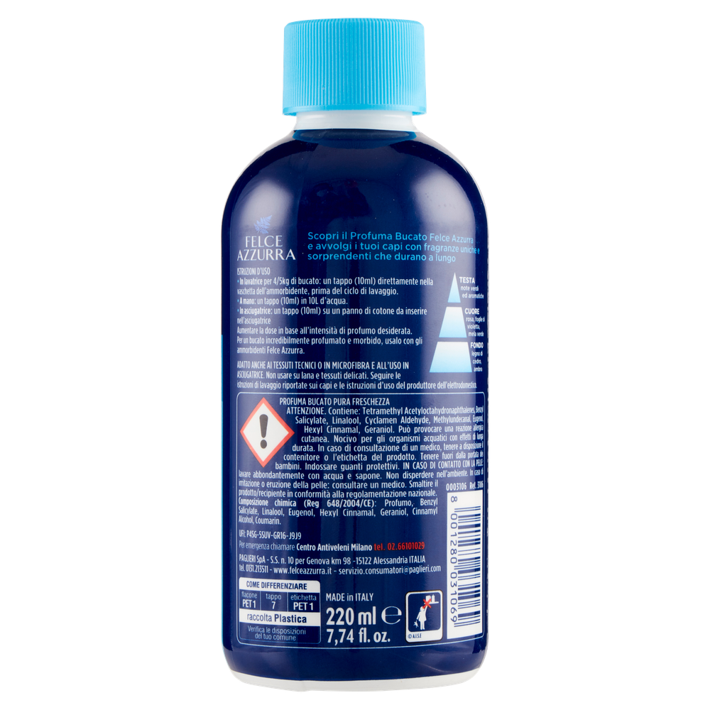 Profumatore Liquido Per Bucato Pura Freschezza Felce Azzurra - Foto 3
