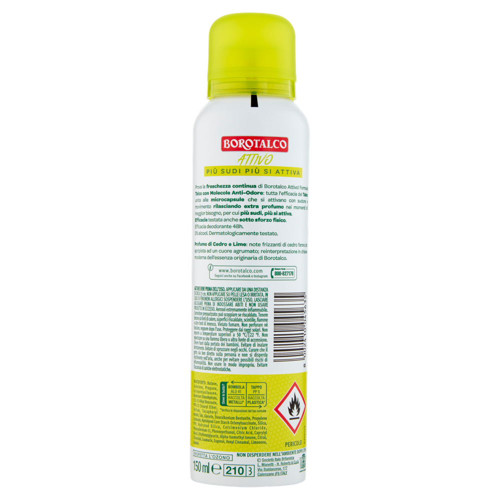 Deodorante Spray Attivo Giallo Borotalco - Foto 3