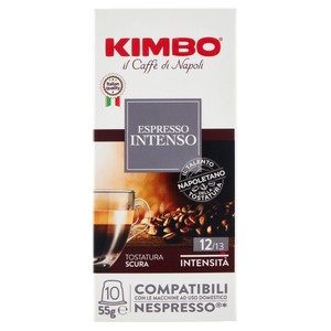 Capsule Caffe' Kimbo Espresso Intenso Conf. Da 10