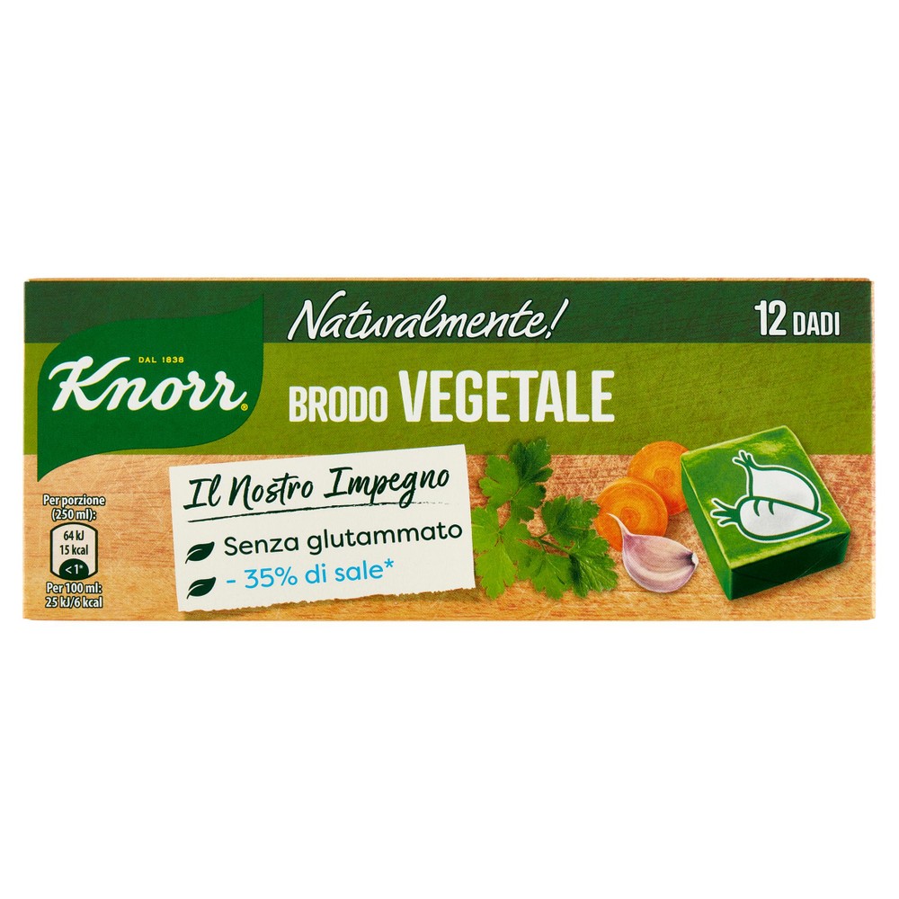 Dado Per Brodo Vegetale Knorr - Foto 1