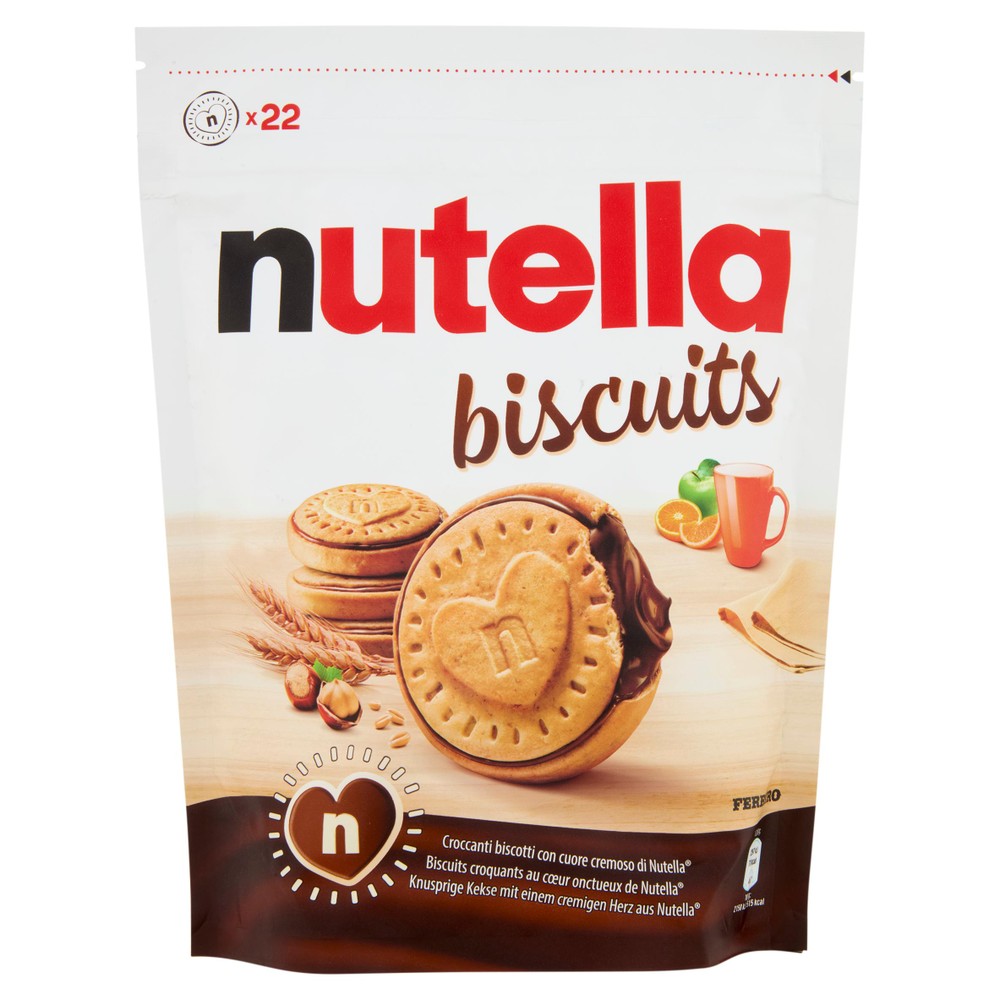 Biscotti Nutella Biscuits Con Crema Di Nocciole E Cacao 22x13g Nutella - Foto 1