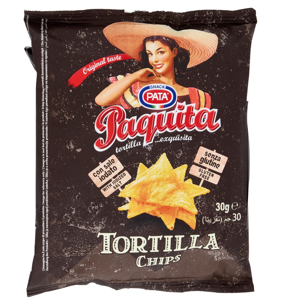 Tortilla Chips Di Mais Paquita 5x30g Pata - Foto 1