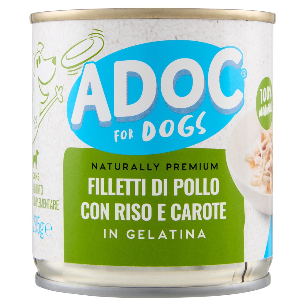 Alimento Umido Per Cani Naturally Premium Pollo Con Patate Adoc - Foto 1