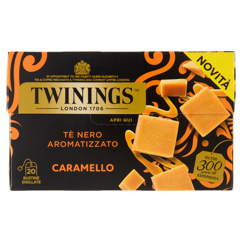 Tè Nero Aromatizzato Al Caramello In Bustine 20x2g Twinings - Foto 1